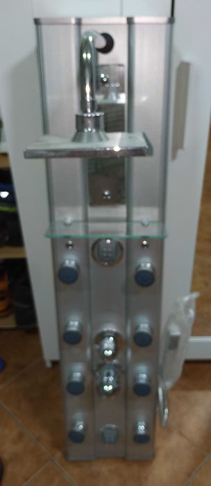 Coluna de duche com varios jatos