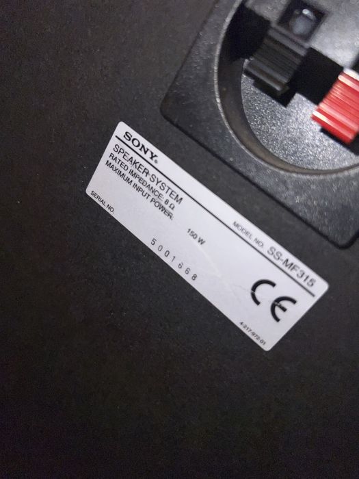 Colunas Sony SS-MF315