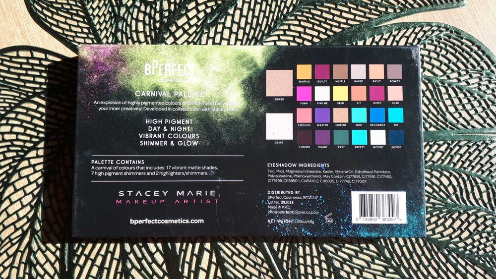 Paleta cieni BPerfect Stacey Marie