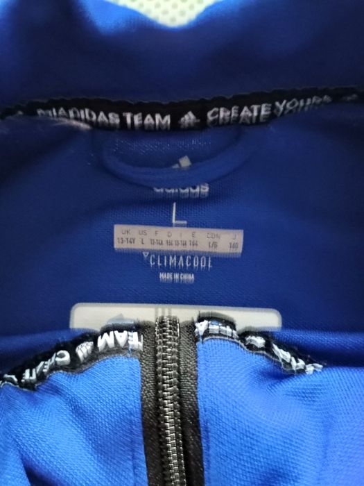 Bluza niebieska Adidas r. L 13-14 lat
