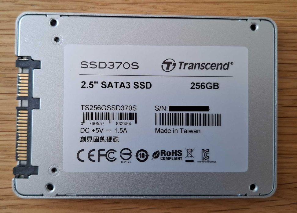 Dysk SSD Transcend 256GB 2,5" SATA III 7mm