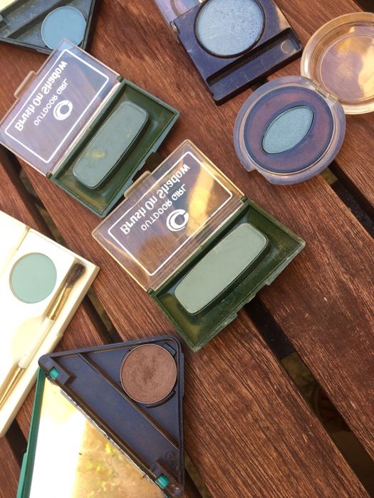 Lote 9 Sombras de olhos tons azuis