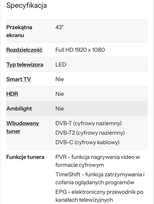 Telewizor Philips 43PFT4112/12