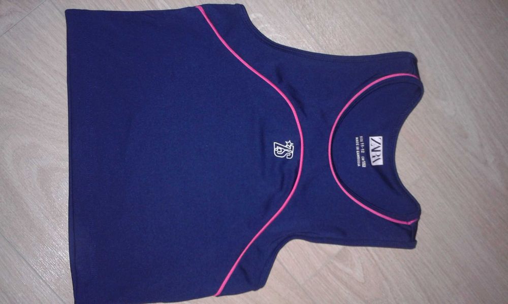 146/152 ZARA top biustonosz sportowy dziewczęca