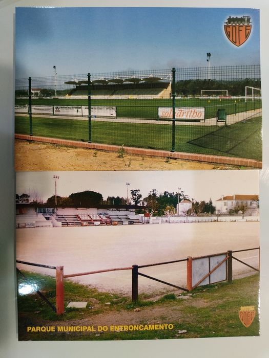 postais estádio GD Ferroviários Entroncamento