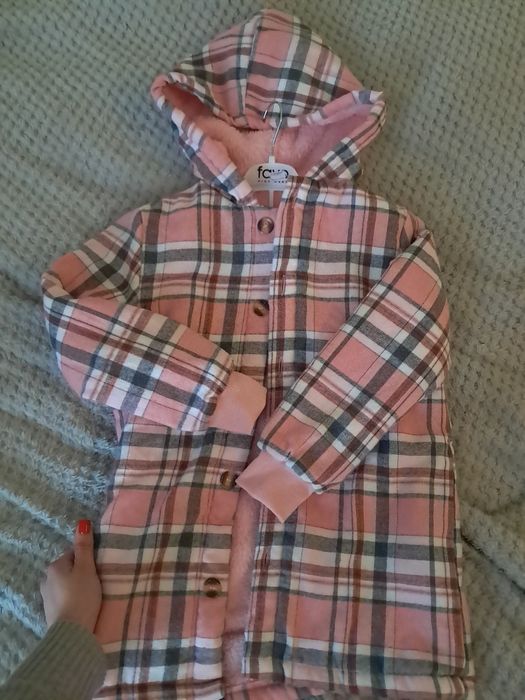 Куртка сорочка для дівчини; тепла сорочка;одяг для дівчат ; курточка н