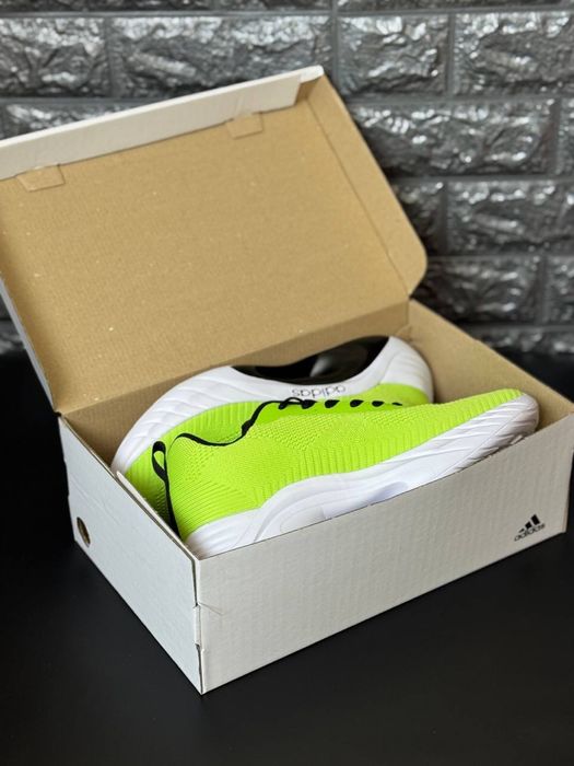 ADIDAS Ярко зеленые мужские кроссовки сетка 40-45