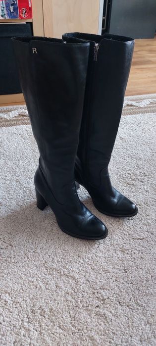 Kozaki Ryłko r. 40 skórzane