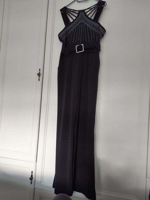 Kombinezon Czarny cyrkonie