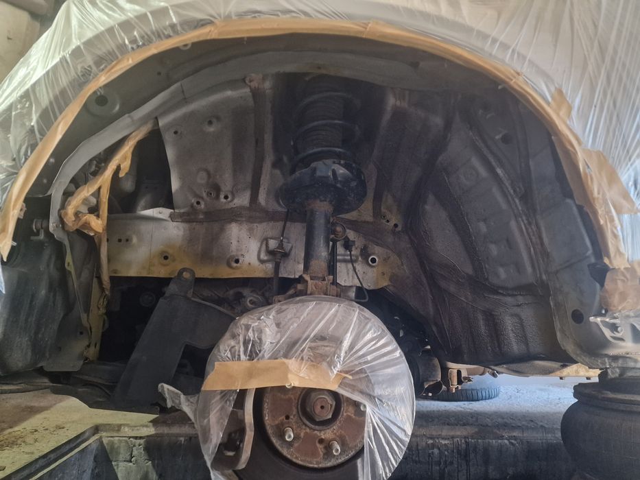 Антикоррозийка оброботка защита дна порогов пескоструй