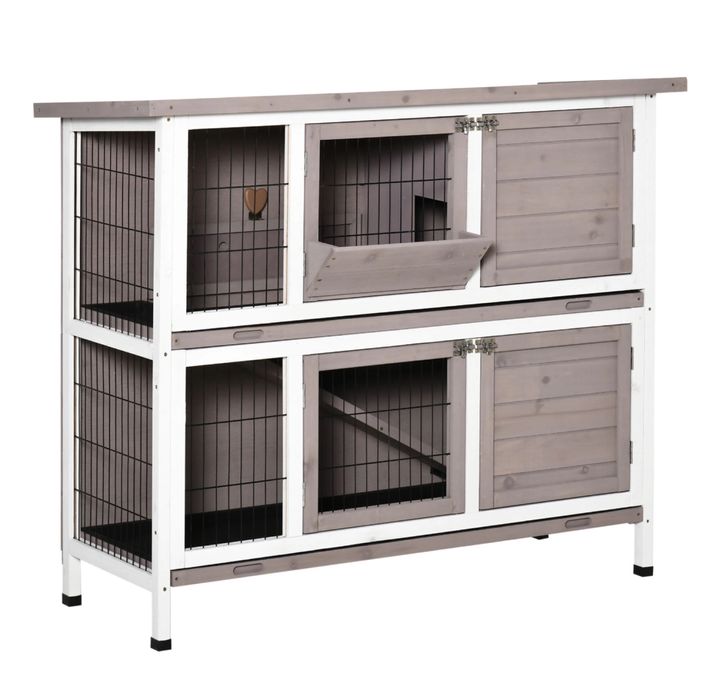 Gaiola Coelho Anão Madeira, coelheira - PORTES GRÁTIS