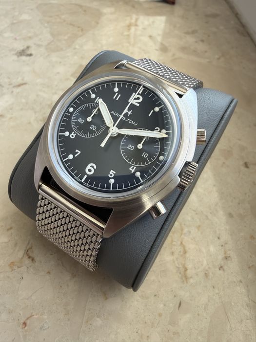 Hamilton Khaki Pilot Mechanical Chrono Full Set 2025 + gratisy! REZERWACJA
