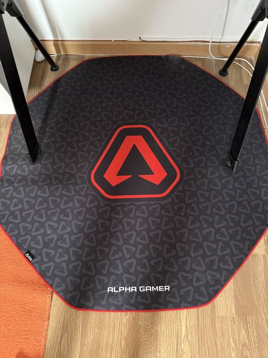 Tapete de cadeira alpha Galmer octan icon preto/ vermelho!!