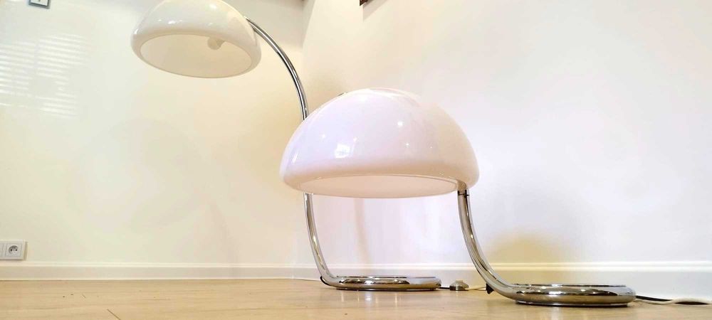 Lampy Włoskie,  Serpente, Martinelli Luce, 2 szt. vintage, klasyk