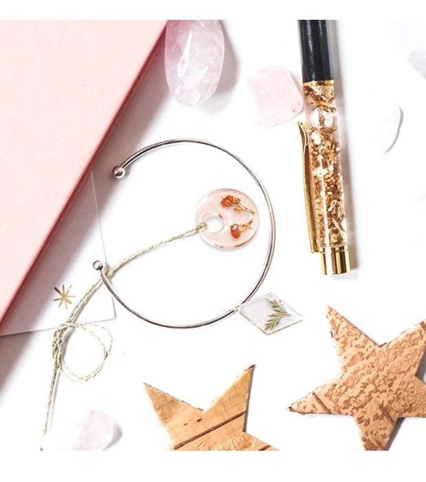 252 peças de moldes para pendurar joias, kits de resina de silicone