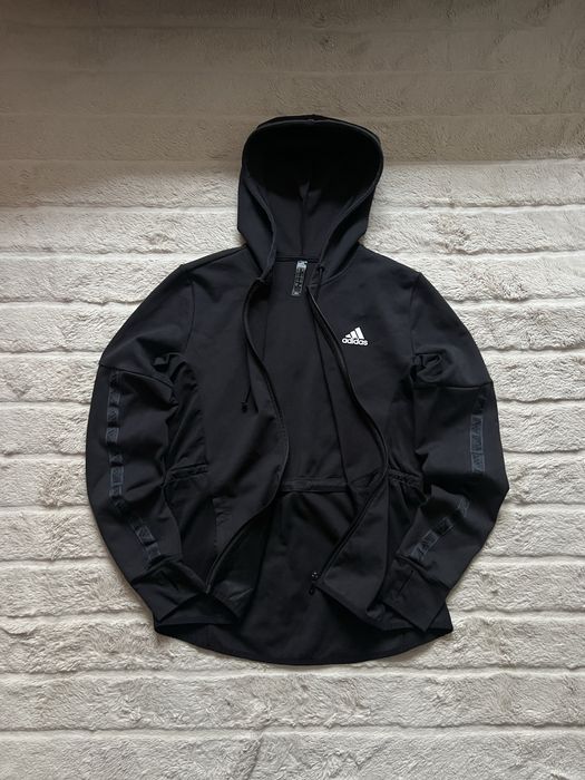 ADIDAS (M) Performance Full-Zip Track Jacket жіноча зіп кофта спортивна ччорна