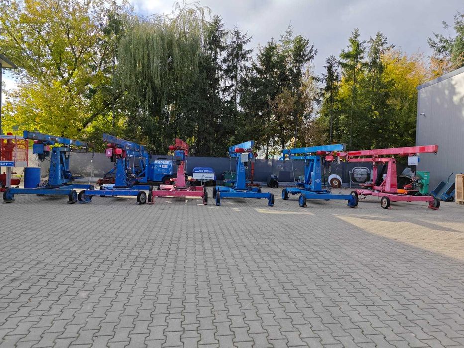 Dźwig Steinweg Bocker MK-300/5 Minikran żuraw wciągarka silki bloczków