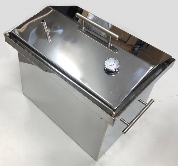 Термостійка нержавійка Коптильня для копчення риби м'яса коптилка