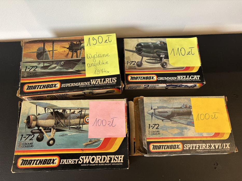 Stare modele samolotów 1/72