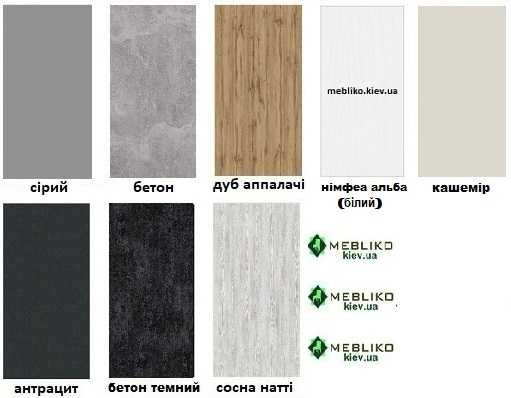 Кухня Альбіна (ручка алюміній інтегрована в фасад) під ваш розмір