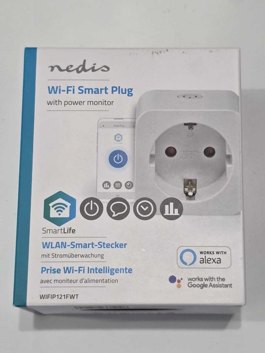 Tomada Inteligente Nedis Wi-Fi 10A - Domótica SmartLife - NOVOS e SELADOS