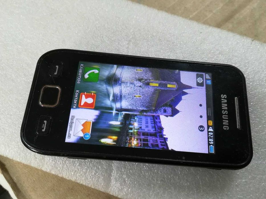 Телефон Samsung Wave 525 S5250 Black