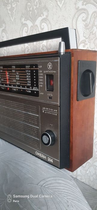 Радиоприемник океан вэф рига состояние! Звук! FM 88-108 мгц
