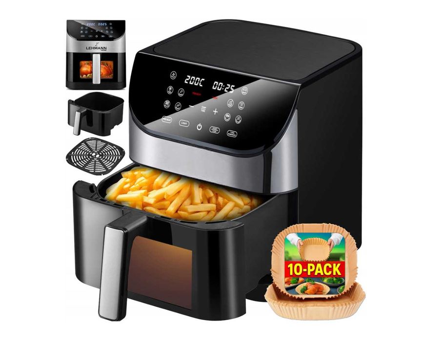 Promocja! Nowa frytkownica beztłuszczowa Air Fryer 6L z 12 programami