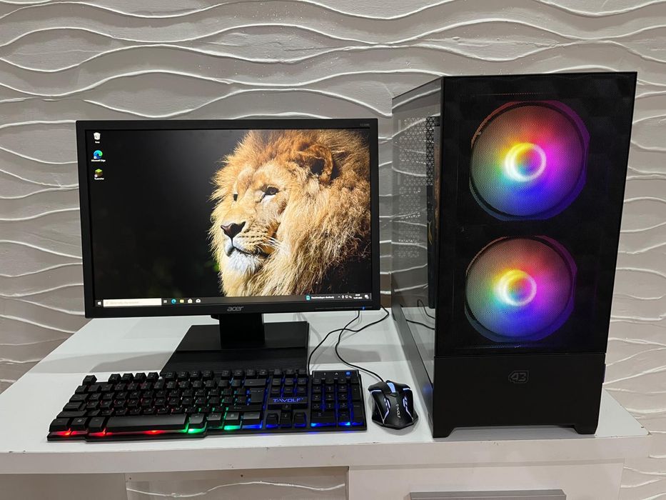 Komputer i5-7400 | RX 470 8GB |SSD|HDD|16 RAM|GAMINGOWY| Monitor