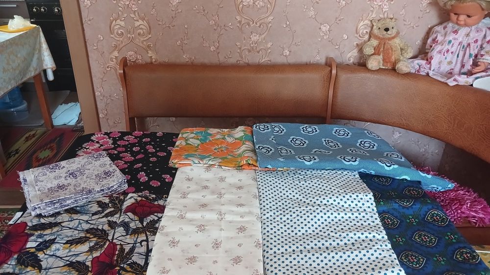 Продам новые ситцевые отрезы.