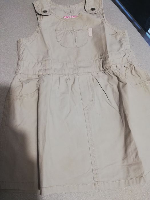 Vestido, creme, LOGG