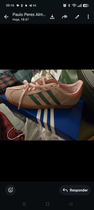 Adidas gazelle mulher 38 novas