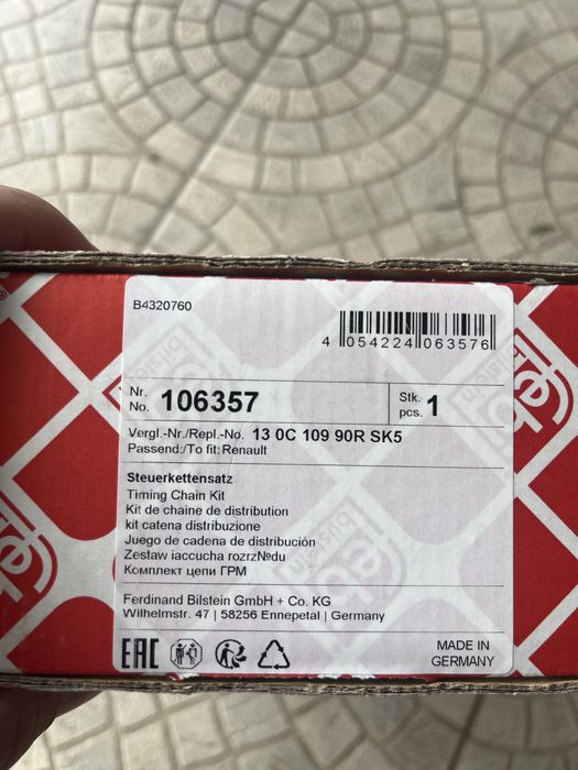 Corrente distribuicao mercedes para motores 1600 cc