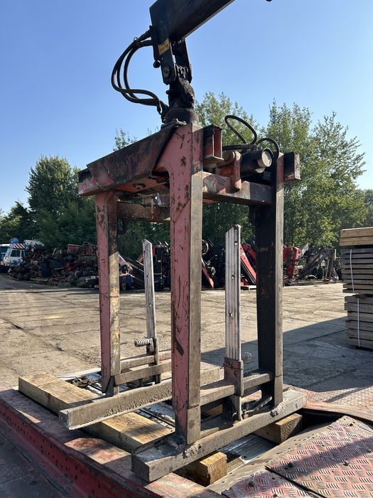 Hiab 140k dzwig zuraw budowlany chwytak do palet