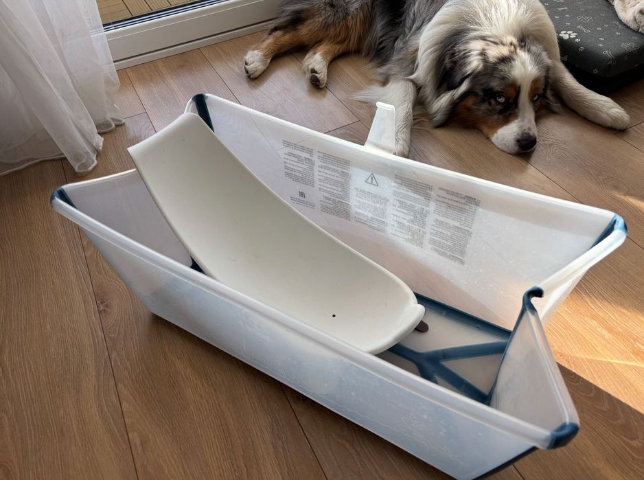 Wanienka Stokke Flexi Bath + wkładka niemowlęca
