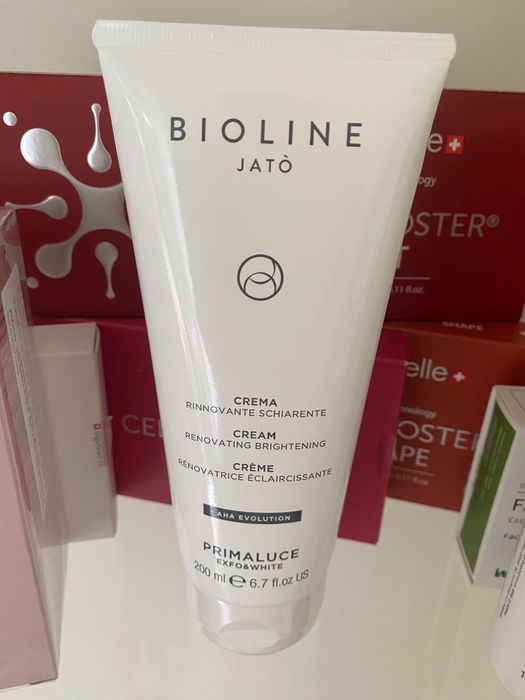 Освітлюючий онлюючий  крем ніч Bioline Primaluce Італія розлив