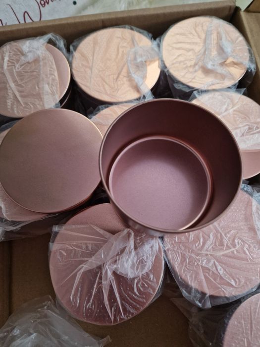 Жестяні банки для свічок (10 шт)