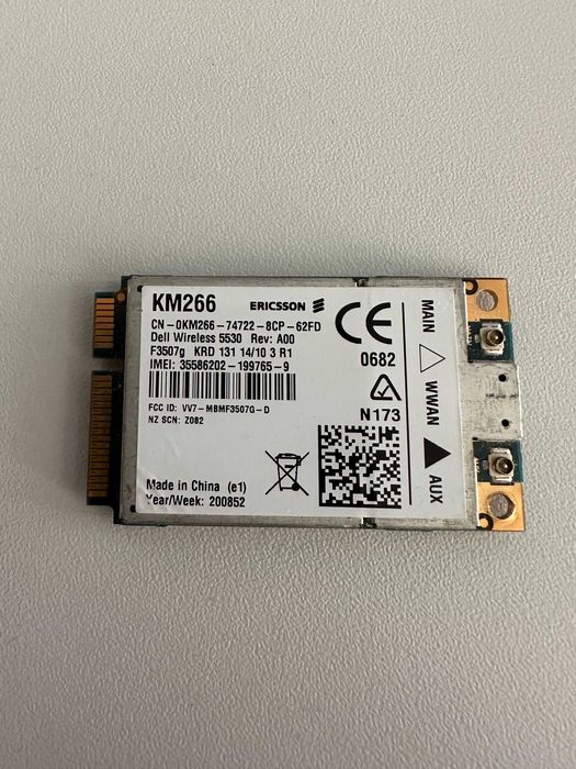 Modem DELL Ericsson 5530 WWAN KM266 z modułem GPS + HSDPA 7,2