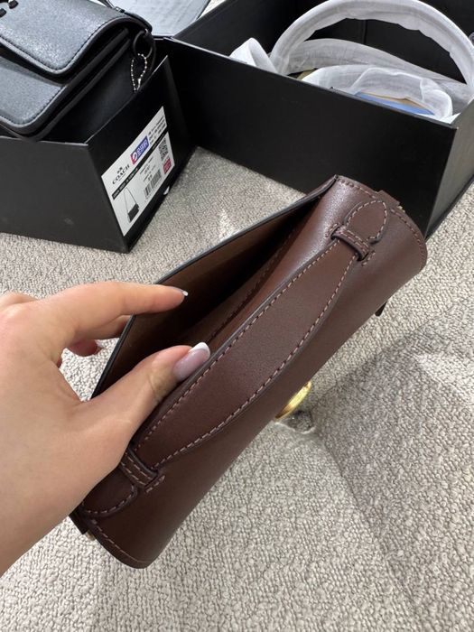 Сумка коричнева Coach в коробці