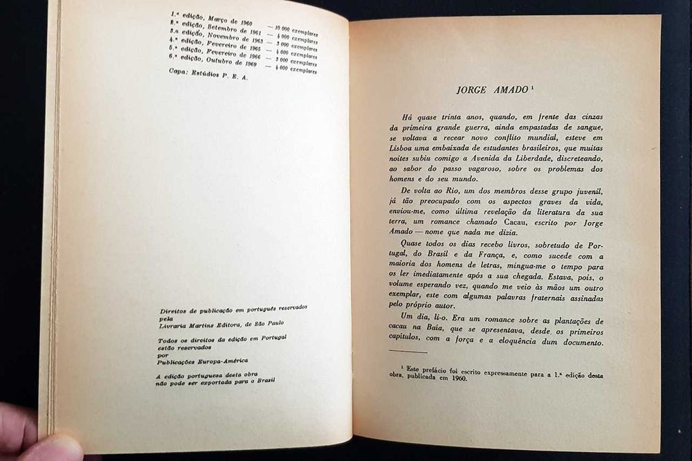 Jorge Amado "Gabriela, cravo e canela"