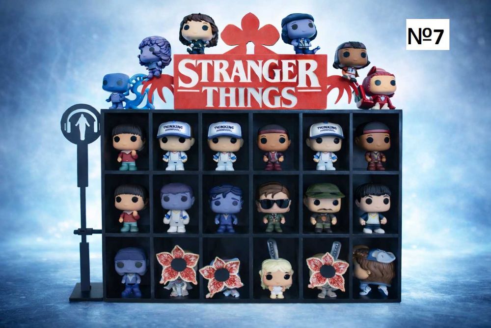 ХІТ‼️Поличка Дивні дива cтенд Підставка будиночок кіндер Stranger Thing