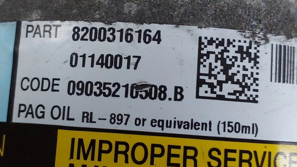 Compressor AC RENAULT Megane II (BM0/1_, CM0/1_)