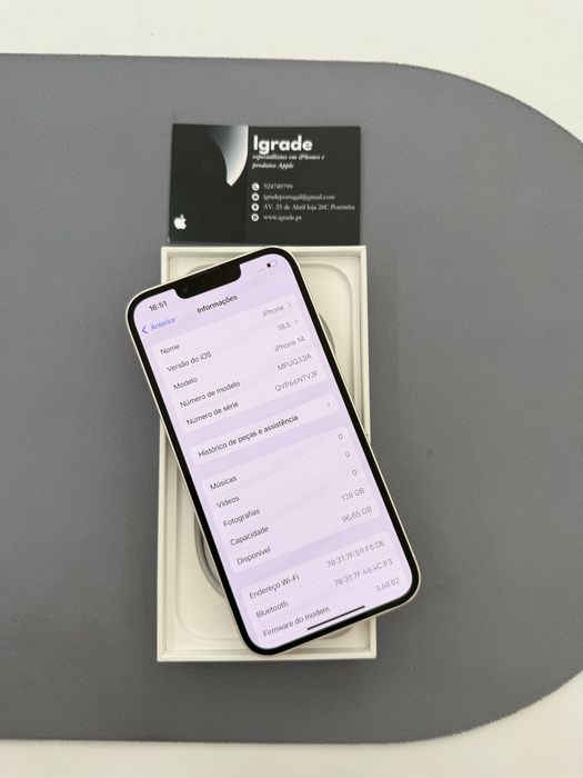 IPhone 14 Branco 128 Gb