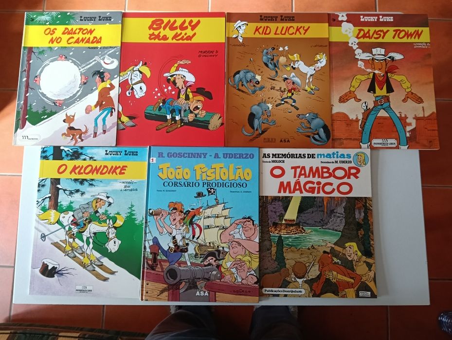 56 Lucky Luke Books, Chick Bill, The Bluecoats