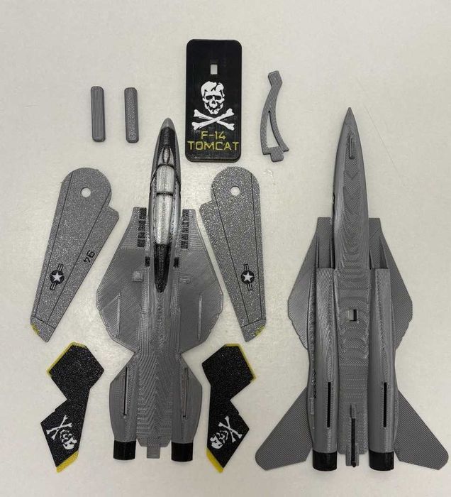 Модель літака F-14 Tomcat, конструктор, 3d друк
