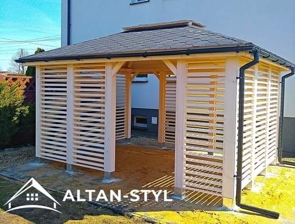 Altany, altanka, wiaty, altanka ogrodowa KARINA 3x3m PRODUCENT