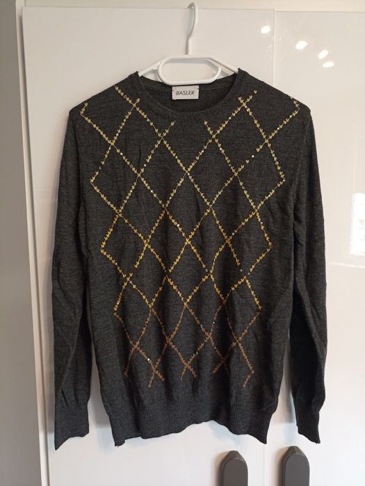 Sweter wełna Basler