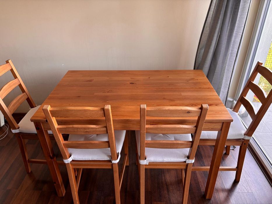 IKEA JOKKMOK – stół + 4 krzesła