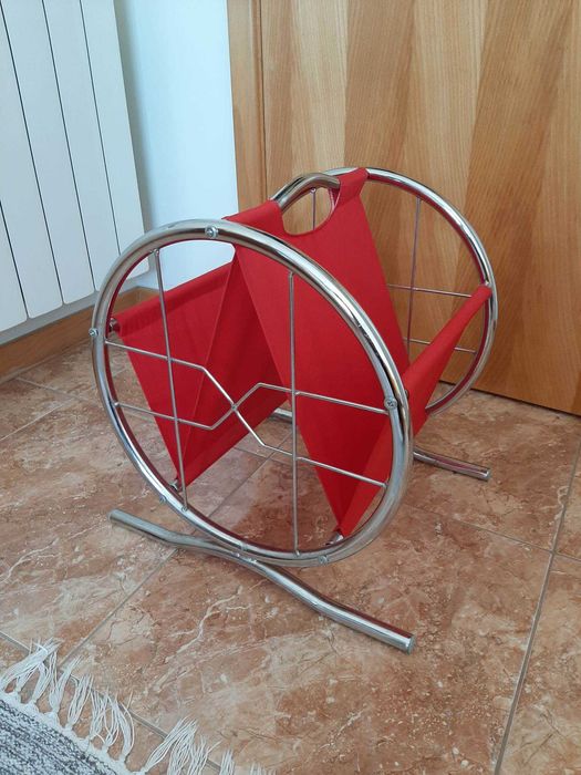 porta revistas em metal