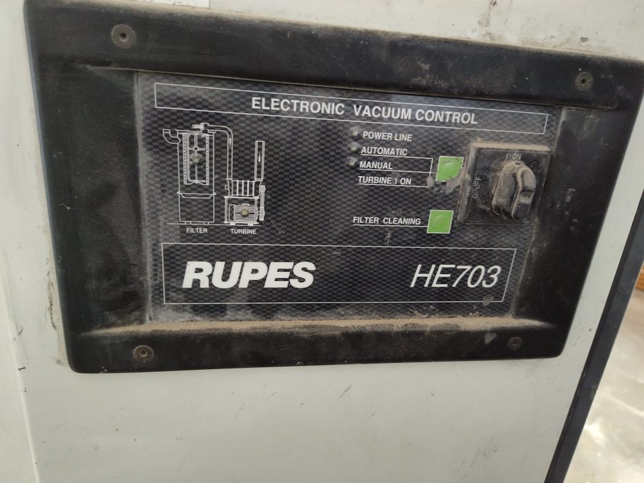 Stacja odsysania pyłu Rupes HE703, możliwa zamiana.